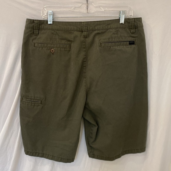 Mens Oneill 36 green Shorts Casual Surf Skater flat front relaxed fit - Picture 5 of 6